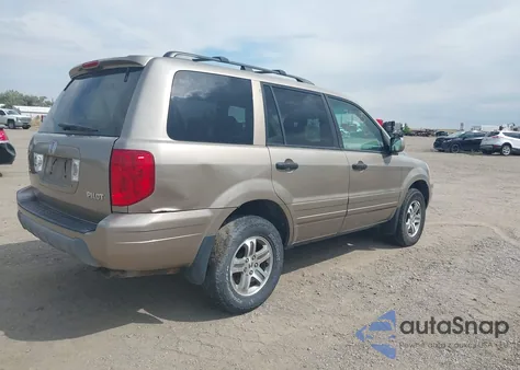 2004 Honda Pilot Ex from USA, damaged, VIN 2HKYF18414H504287